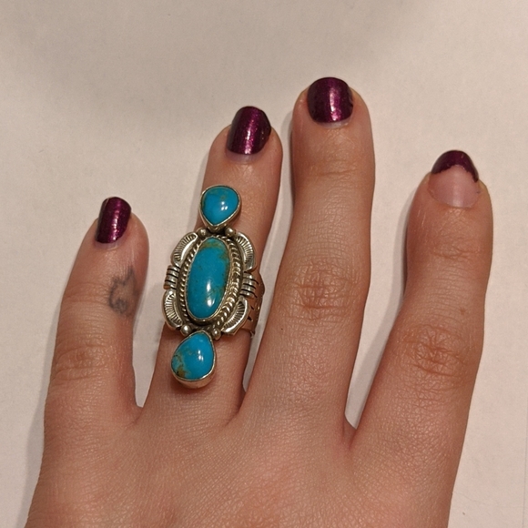 Running Bear Jewelry 925 Running Bear Turquoise Ring Poshmark